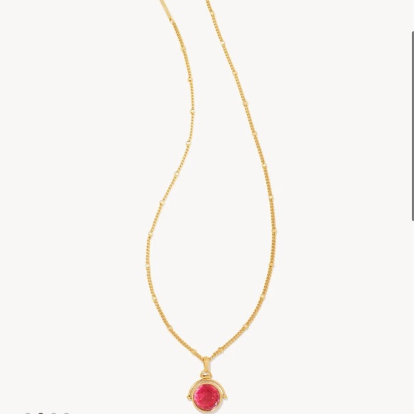 Sparkle!  Kendra Scott Iridescent Orchid Illusion Necklace - EUC - Picture 4 of 4